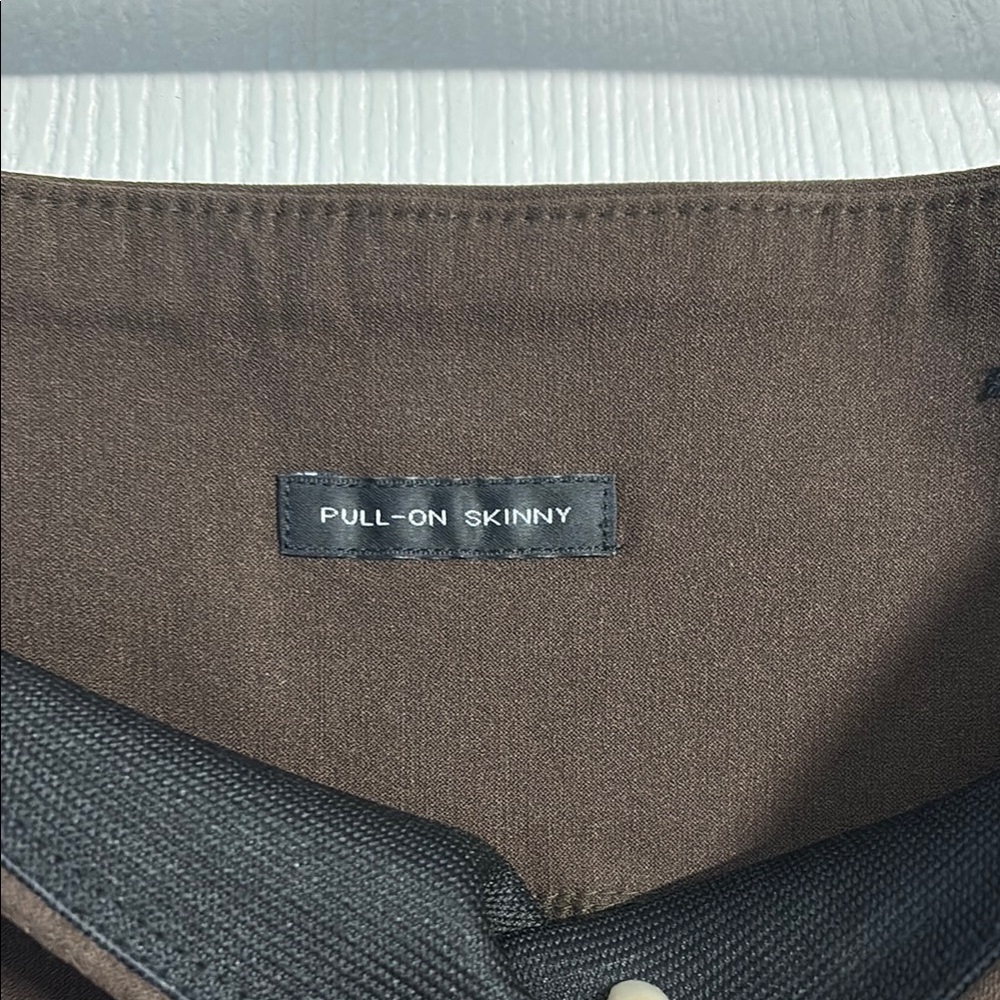 Worthington Dark Brown Cropped Pants - Picture 3 of 6